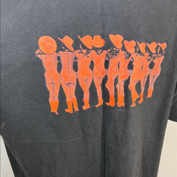 Vintage Pier 23 Strip Club San Francisco Reprint Black Graphic T-Shirt - Picture 2 of 8